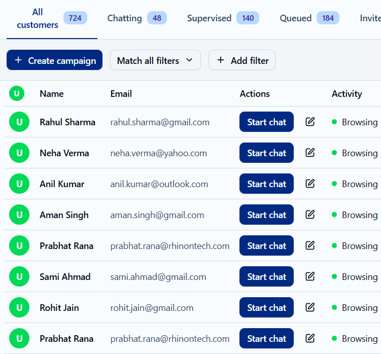 Step 2: Engage - Personalized conversations, triggered at the right moment.